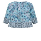 Imari Empire Waist Spliced Top image number null