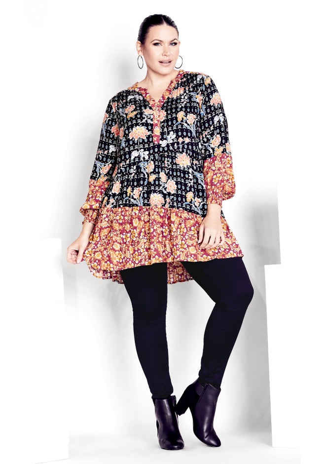 Cynthia Splice Empire Waist Tunic image number 1