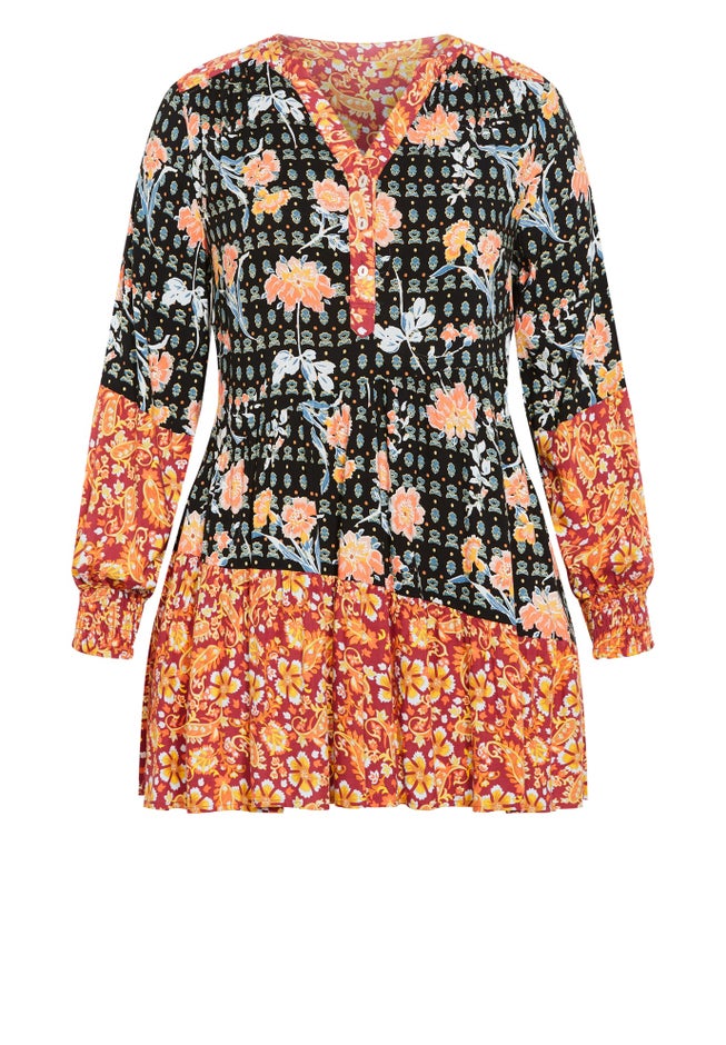 Cynthia Splice Empire Waist Tunic image number 3