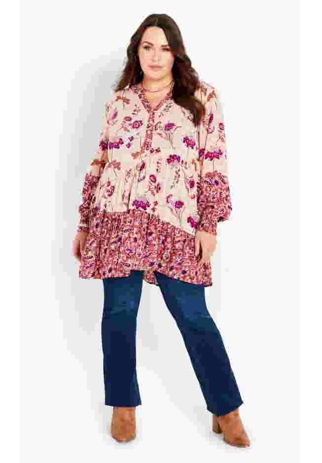 Cynthia Splice Empire Waist Tunic image number 4