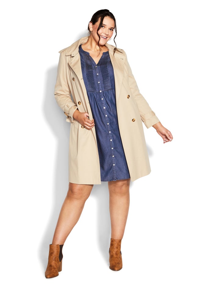Mae Pintuck Shirtdress image number null