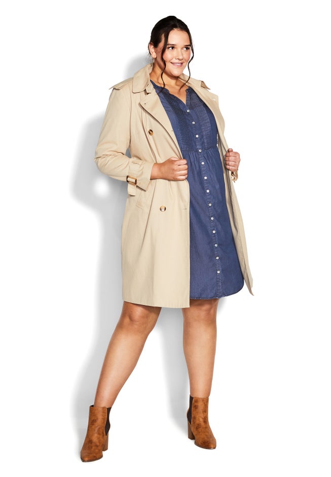 Mae Pintuck Shirtdress image number null