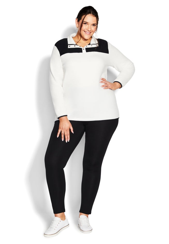 Polar Fleece Color Block Pull Over image number null