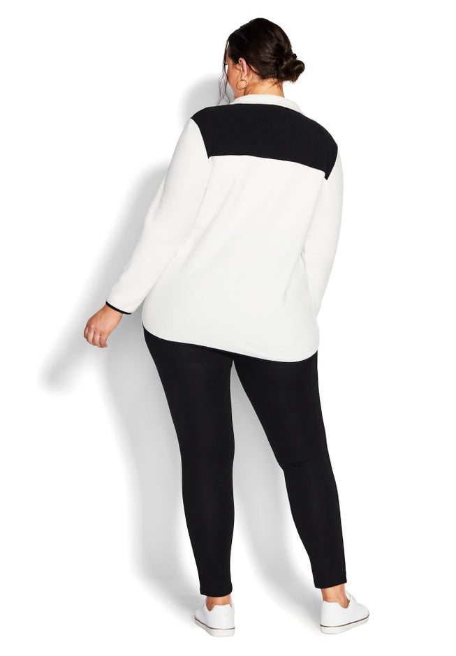 Polar Fleece Color Block Pull Over image number null
