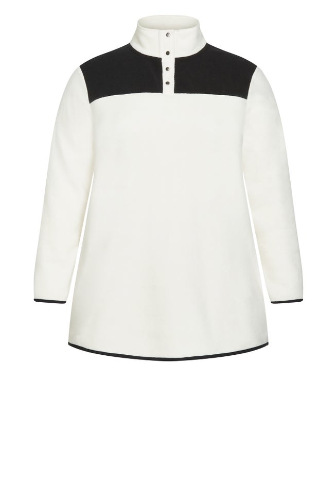 Polar Fleece Color Block Pull Over image number null