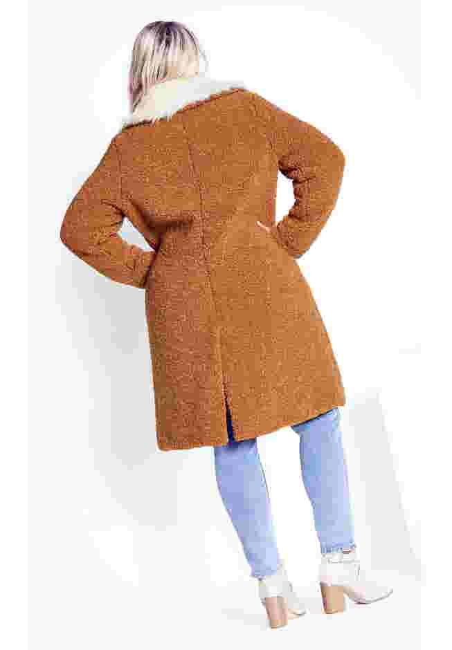 Teddy Faux Fur Jacket image number 1