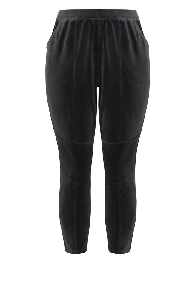Velour Panel Pant image number null