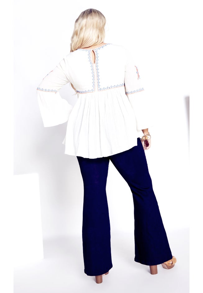 Liana Embroidery Top image number null