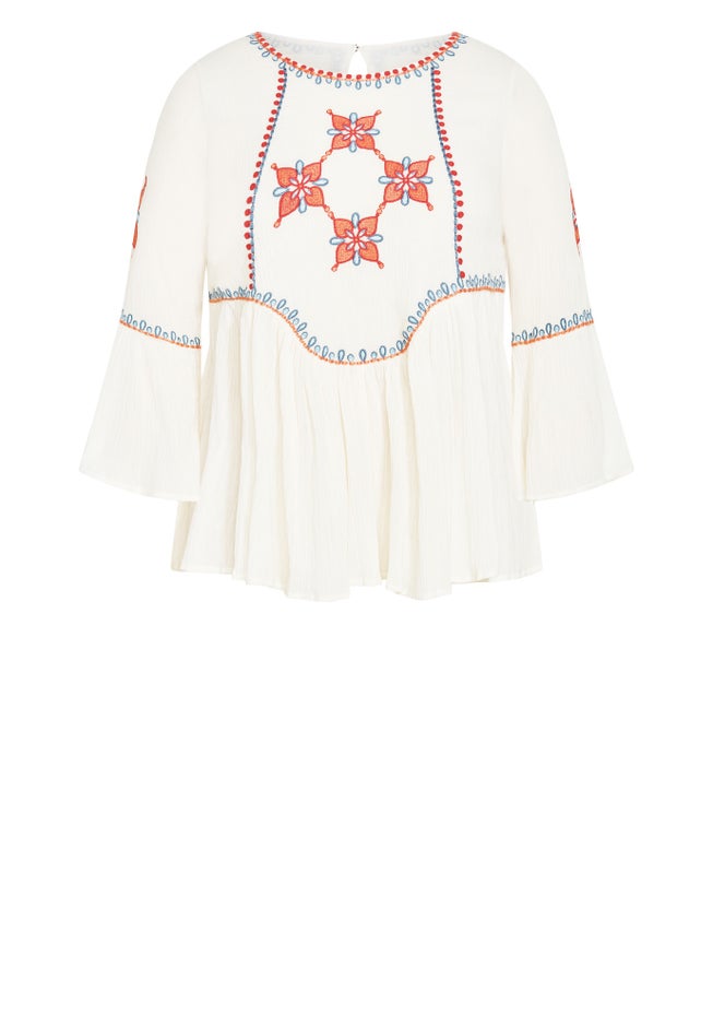 Liana Embroidery Top image number null