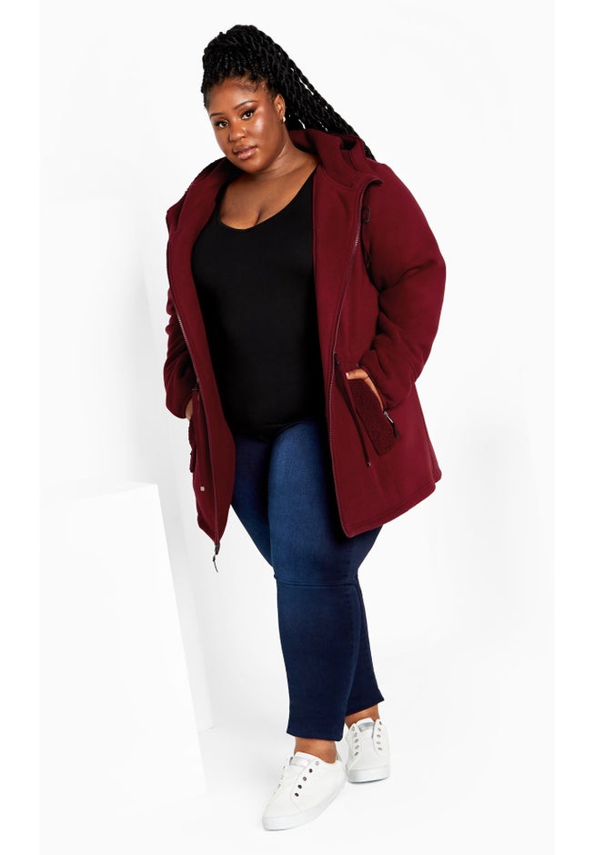 Fleece Hood Coat image number 5