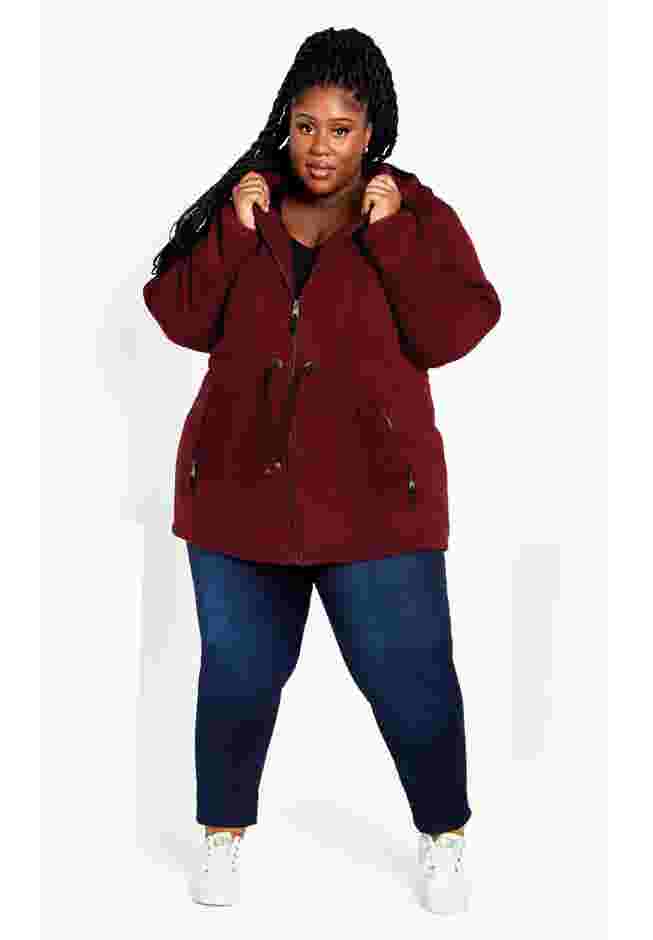 Fleece Hood Coat image number 6