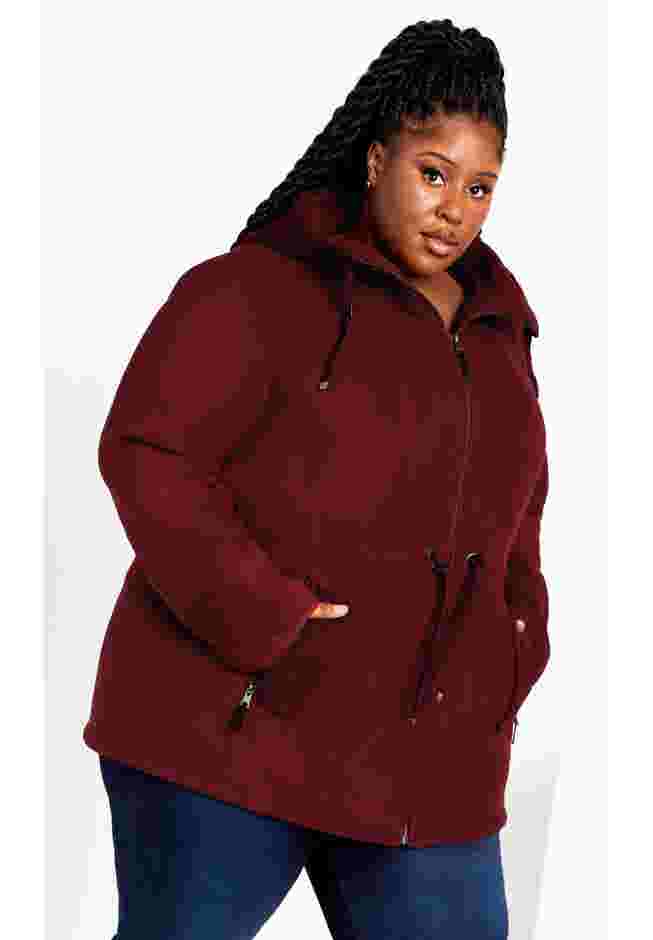 Fleece Hood Coat image number 0