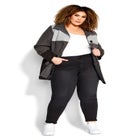 Color Block Stripe Jacket image number null