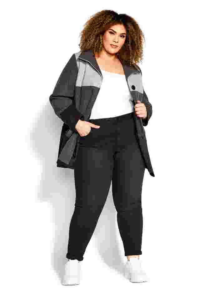Color Block Stripe Jacket image number 1
