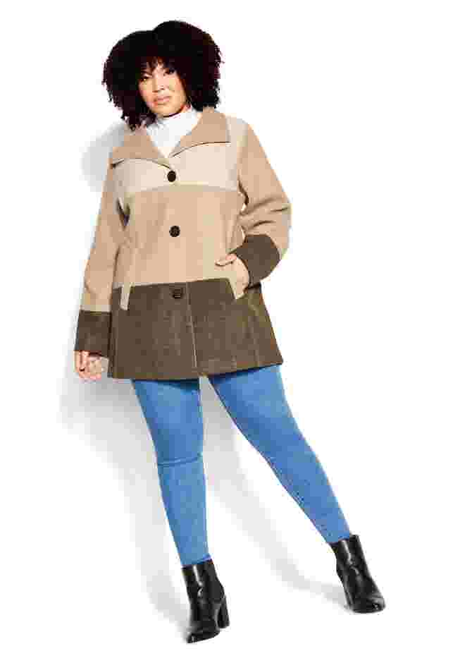 Color Block Stripe Jacket image number 2