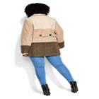 Color Block Stripe Jacket image number null