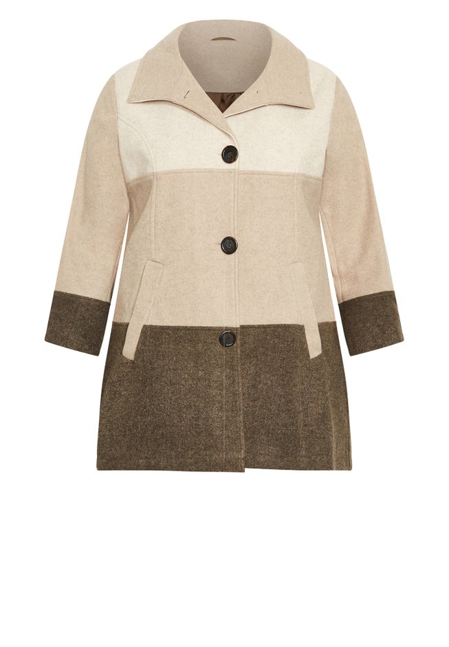 Color Block Stripe Jacket image number 4