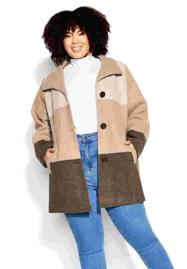Color Block Stripe Jacket image number 0