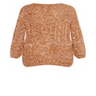 Charli Drop Shoulder Cable Sweater image number null