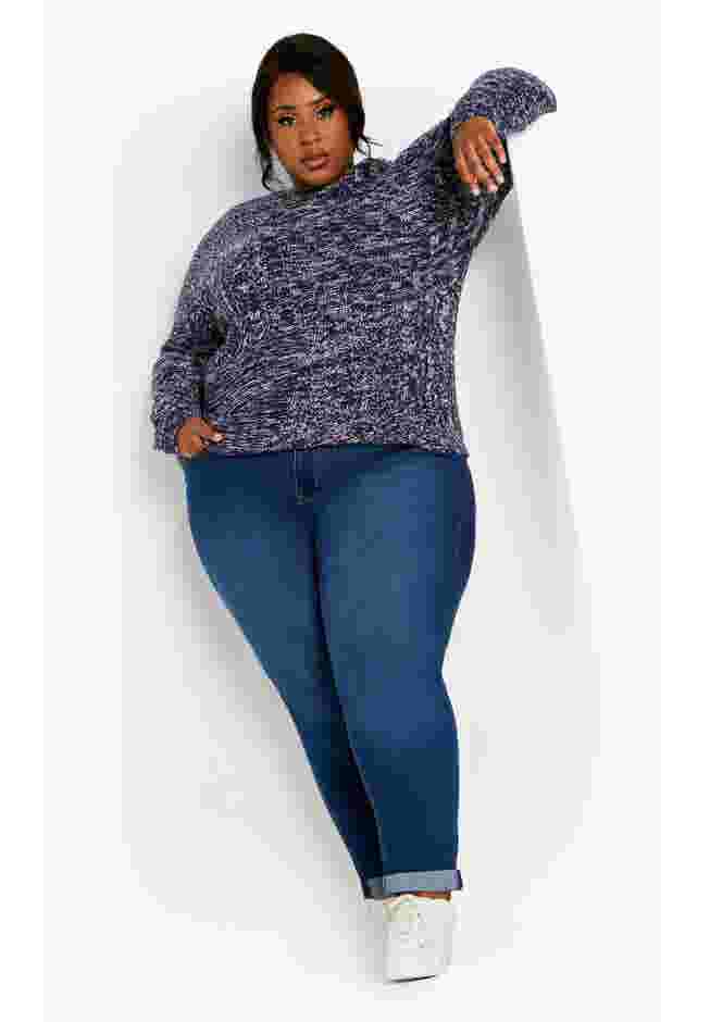 Charli Drop Shoulder Cable Sweater image number 1