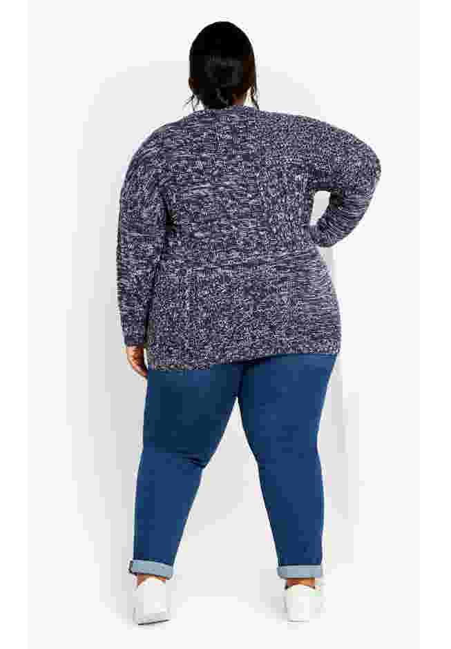 Charli Drop Shoulder Cable Sweater image number 3