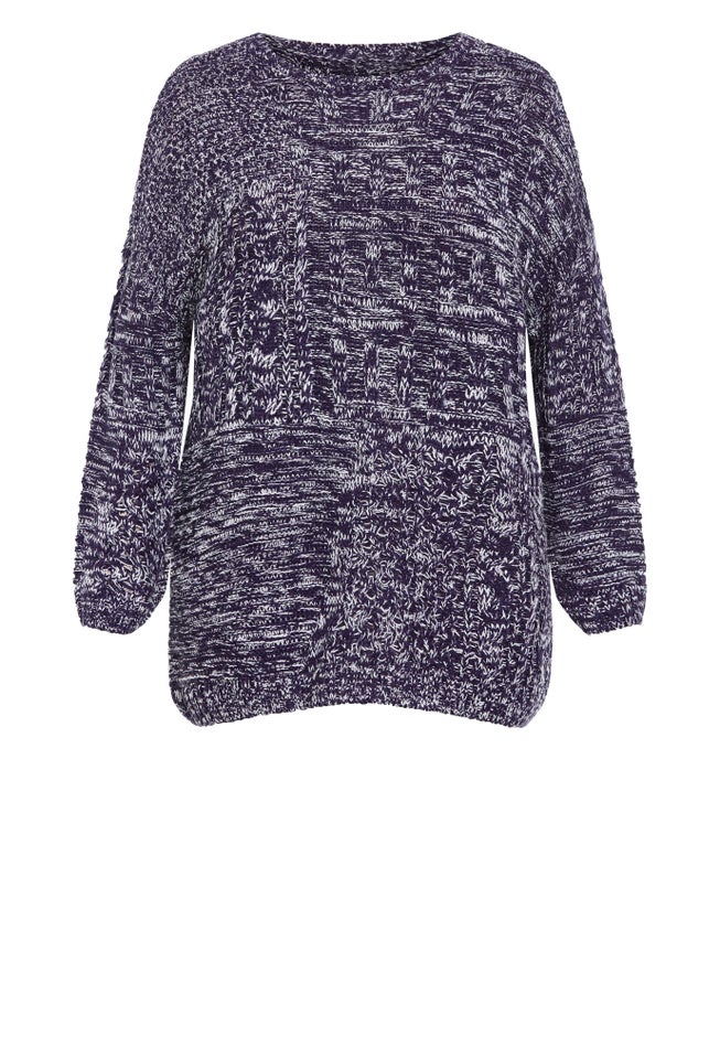 Charli Drop Shoulder Cable Sweater image number 4