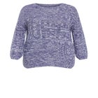 Charli Drop Shoulder Cable Sweater image number null