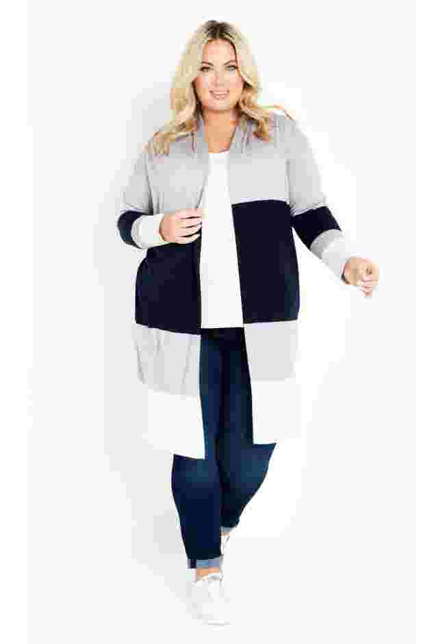 Keelyn Colorblock Cardigan image number 1