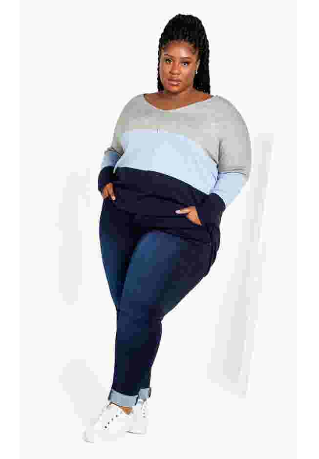 Sadie Colorblock Sweater image number 3