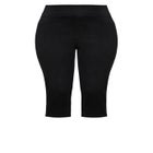 Pull On Cropped Denim Legging image number null