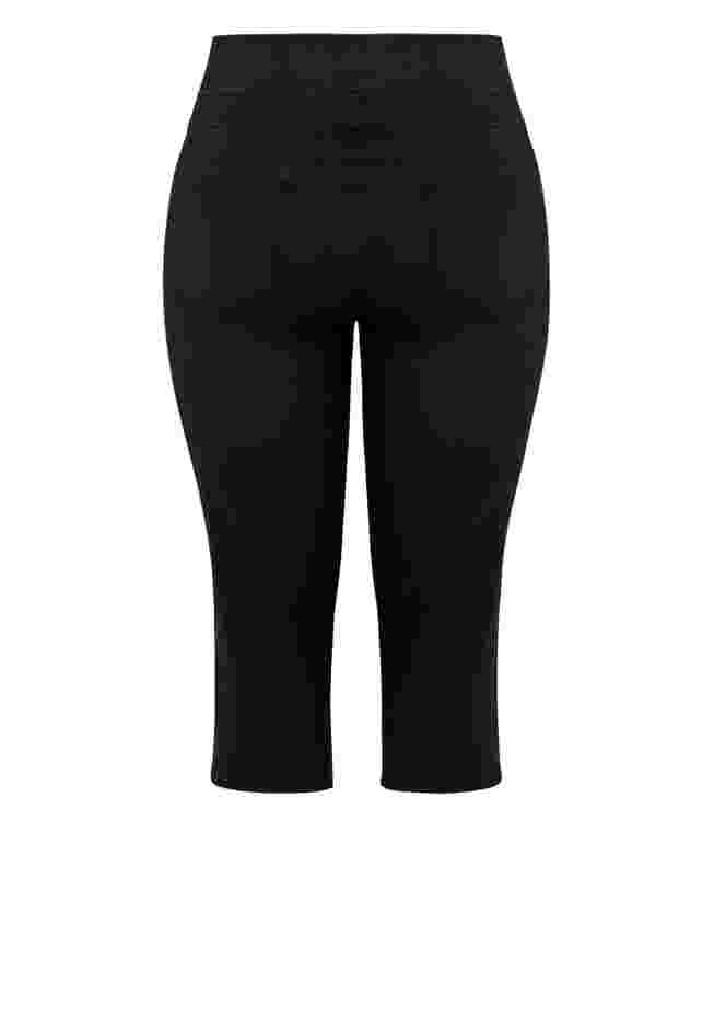 Pull On Cropped Denim Legging image number 7