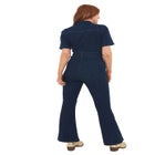 Stretch Denim Jumpsuit image number null