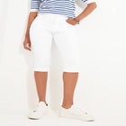 Stretch Denim Capri Pant image number null