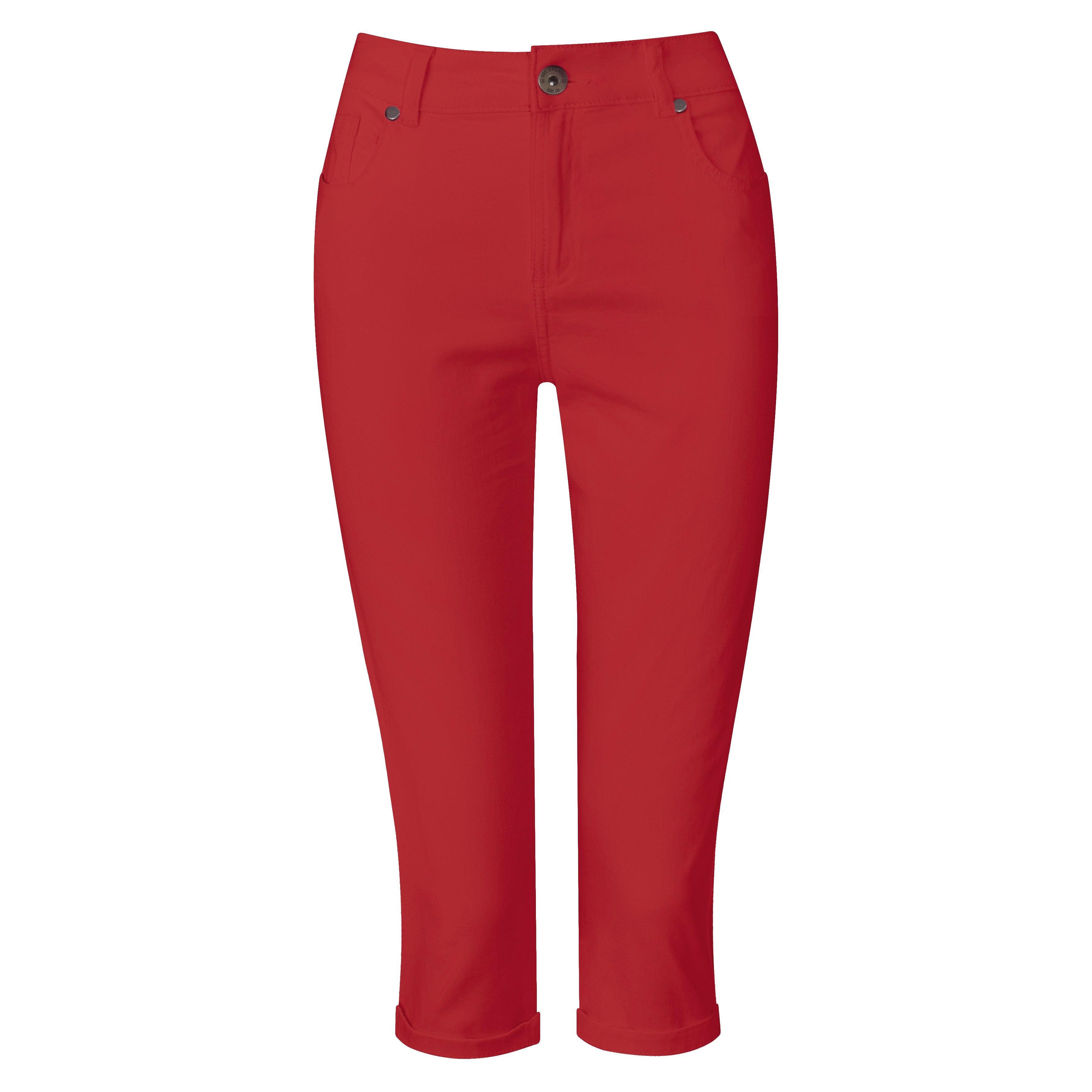 Stretch Denim Capri Pant image number 2