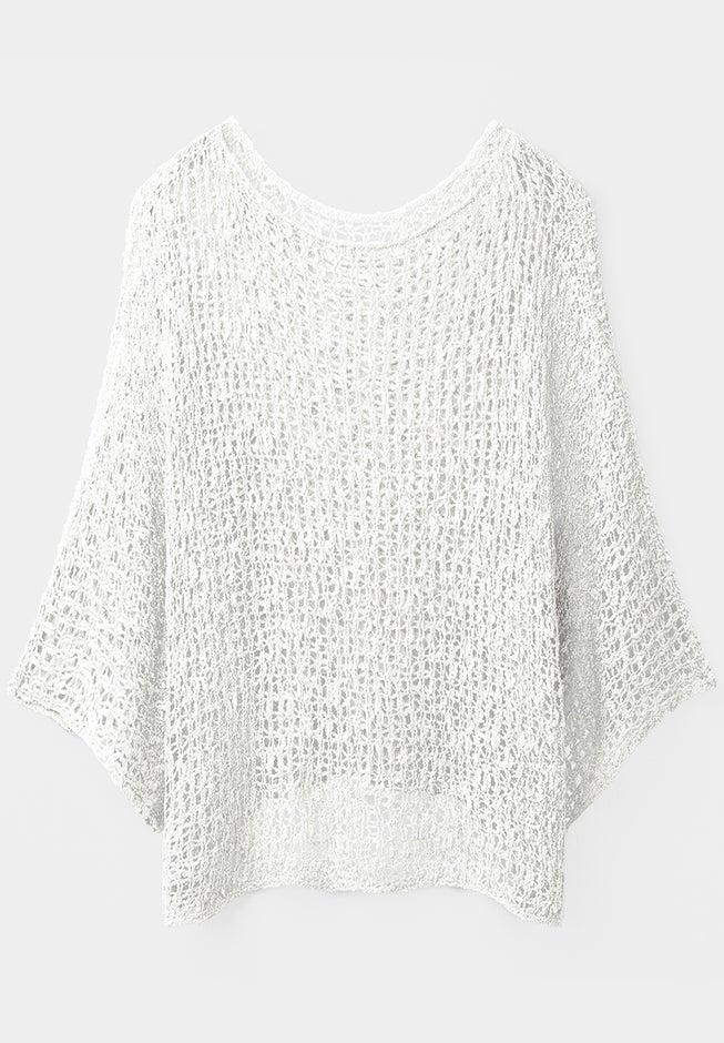 Popcorn Knit Pullover Sweater image number 1