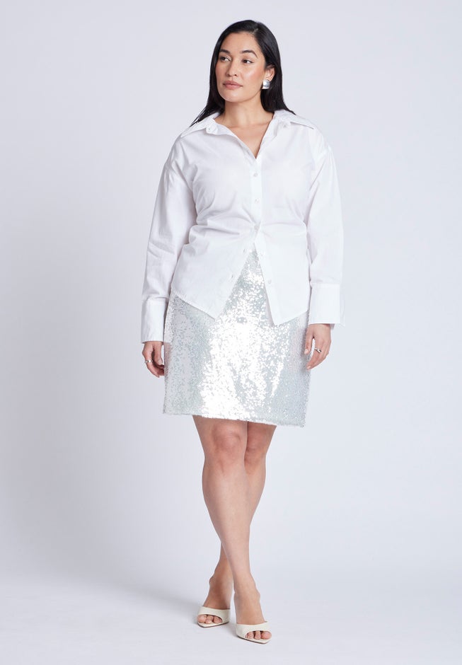 Sequin Mini Skirt image number 1