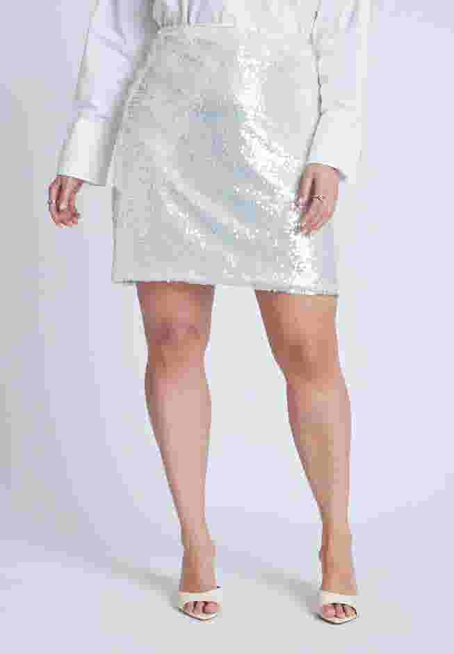 Sequin Mini Skirt image number 2