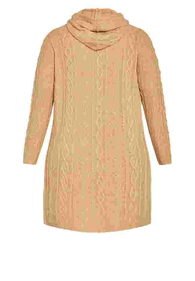 Camilla Cable Knit Hooded Cardigan image number 4