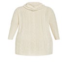 Camilla Cable Knit Hooded Cardigan image number null