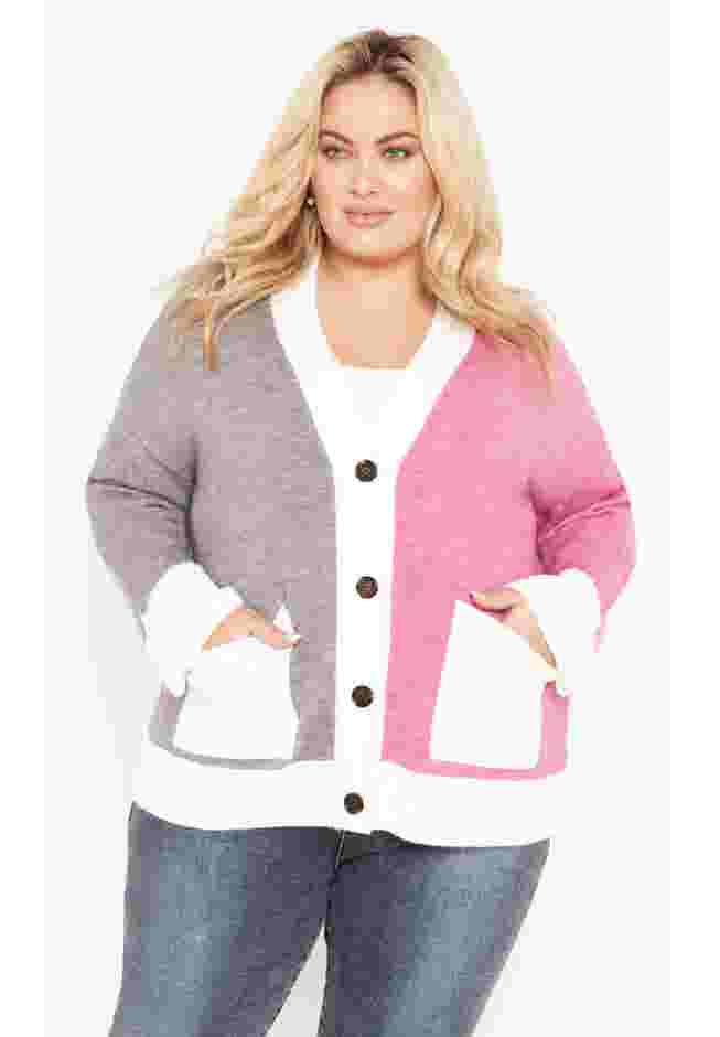 Zola Colour Block Cardigan image number 0