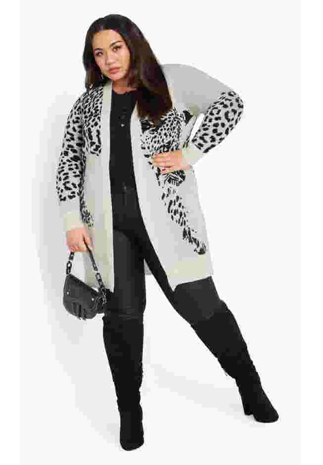 Lena Leopard Cardigan image number 0