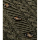 Cara Cable Knit V Neck Cardigan image number null