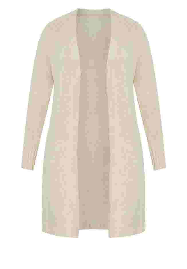 Charmed Collarless Longline Cardigan image number 3