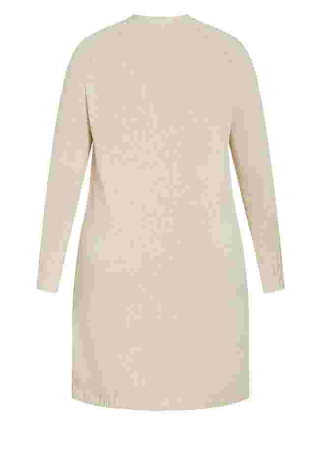 Charmed Collarless Longline Cardigan image number 4