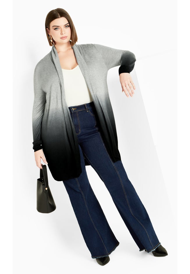 Mina Dip Dye Cardigan image number null
