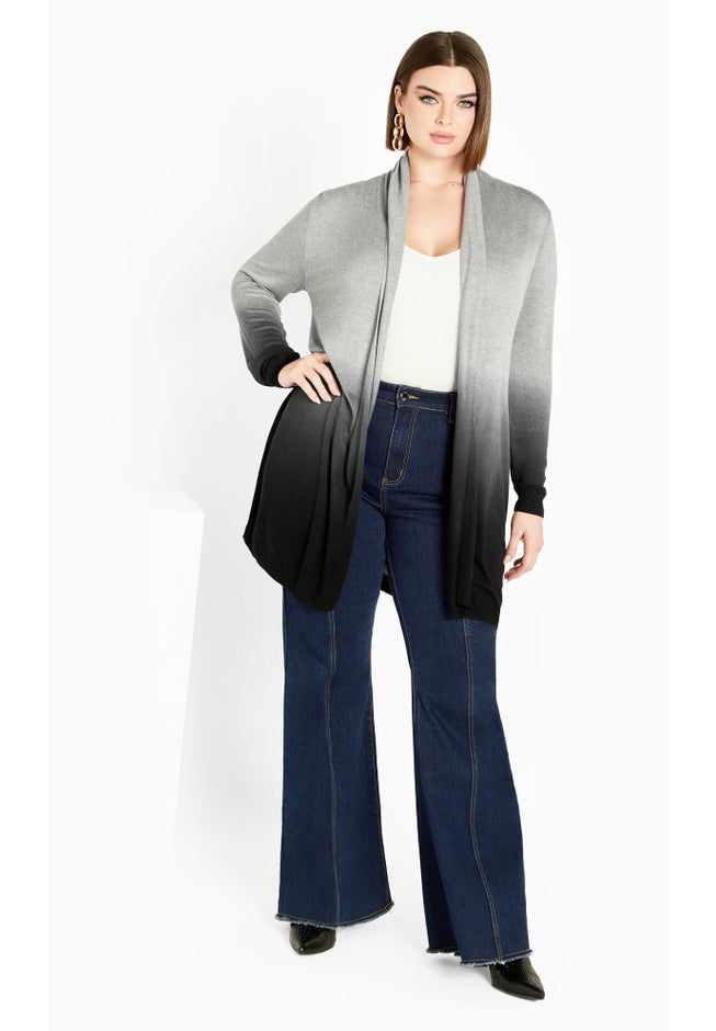 Mina Dip Dye Cardigan image number null