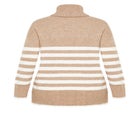 Livvy Roll Neck Stripe Sweater image number null