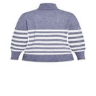 Livvy Roll Neck Stripe Sweater image number null