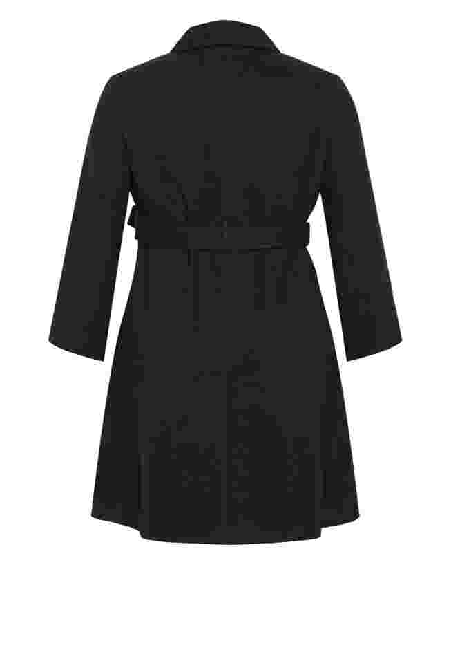 Isla Wrap Waist Tie Coat image number 4