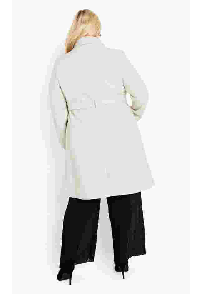 Isla Wrap Waist Tie Coat image number 3